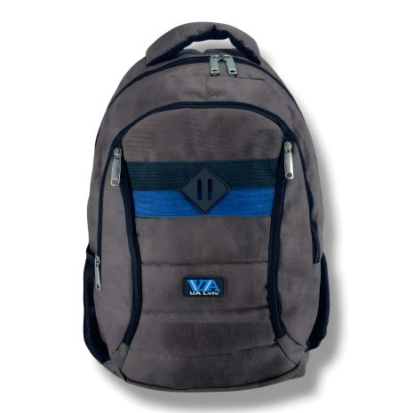 Коричневий рюкзак міський водовідштовхувальний для повсякденного використання