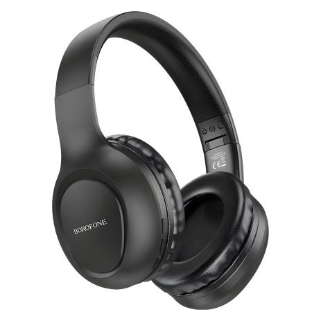 Навушники BOROFONE BO19 Musique BT headphones, BT5.3, AUX, 200mAh, 20h, black Навушники BOROFONE BO19 Musique BT headphones, BT5.3, AUX, 200mAh, 20h, black