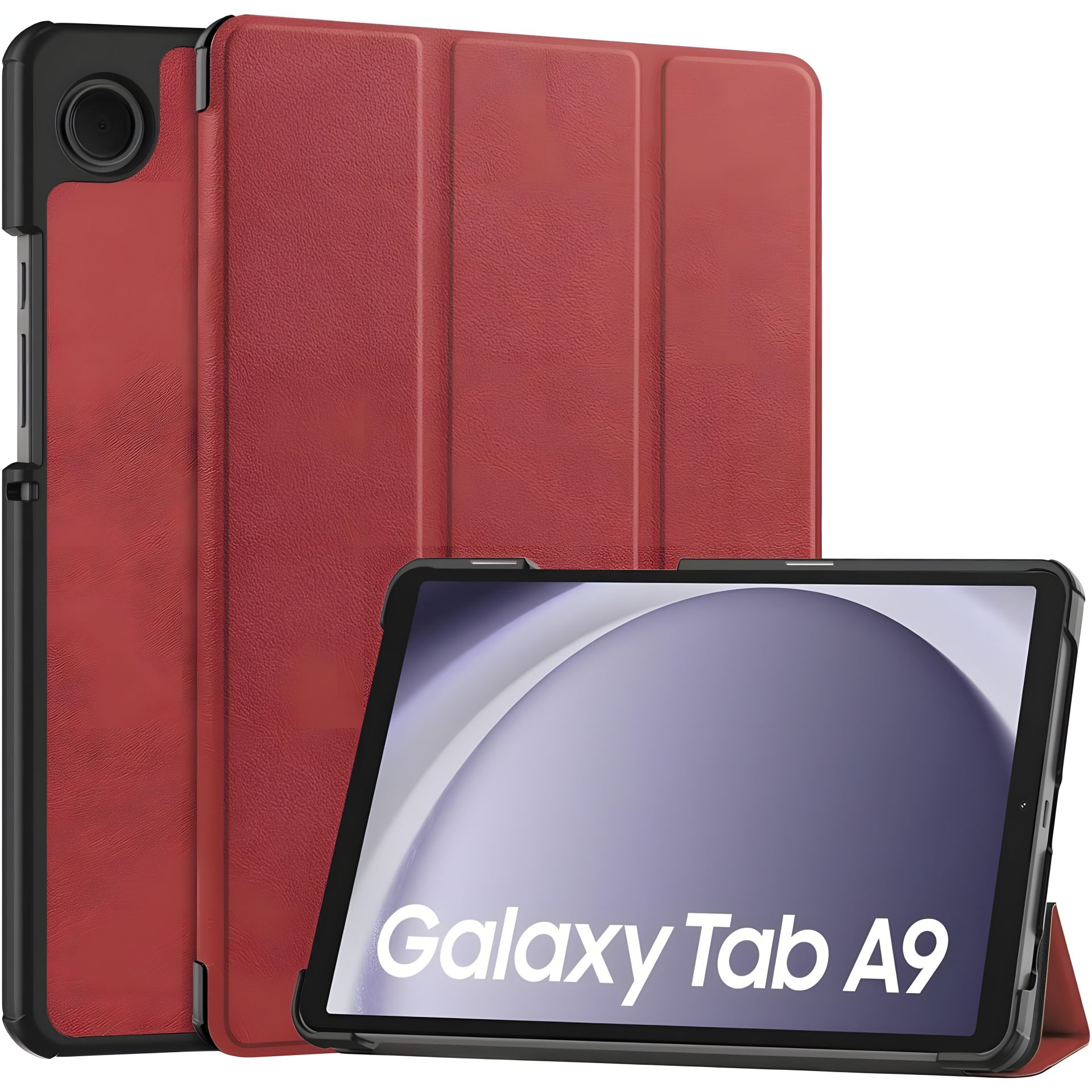 Жесткий чехол для Samsung Galaxy Tab A9 8.7 SM-X110 SM-X115, цвет Вишня Жесткий чехол для Samsung Galaxy Tab A9 8.7 SM-X110 SM-X115, цвет Вишня