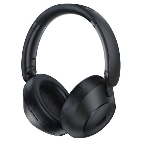 Бездротові навушники Acefast H3, накладні, IPX4, ANC, BT5.3, AUX, 500mAh, 65h, black Бездротові навушники Acefast H3, накладні, IPX4, ANC, BT5.3, AUX, 500mAh, 65h, black