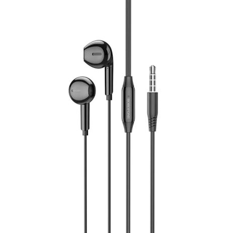 Навушники Borofone BM71, 3.5 мм, 1.2м, чорний
