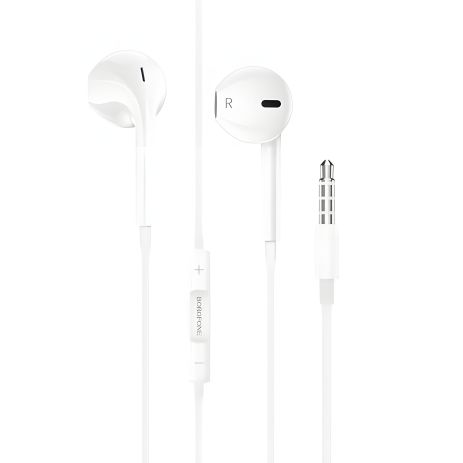 Borofone BM80 Earphones (White) Borofone BM80 Earphones (White)
