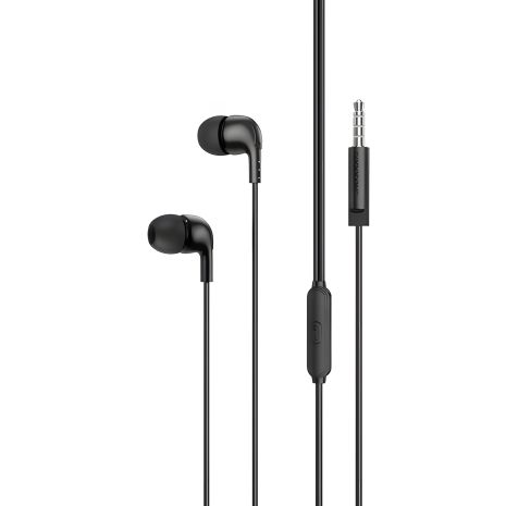 Навушники Borofone BM83 Craft universal earphones with mic (чорний)