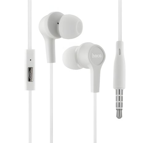 Наушники Hoco M50 с микрофоном вакуумные Белый Наушники Hoco M50 с микрофоном вакуумные Белый