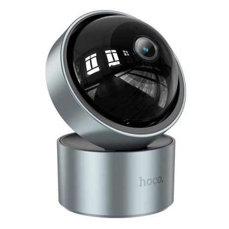 IP-камера відеоспостереження Hoco D5 PTZ SuperHD silvery gray