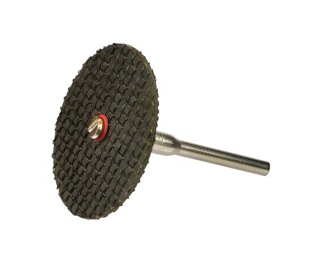 Отрезной диск армированный d=32 мм, насадка для бормашины, хвостовик d=3 мм