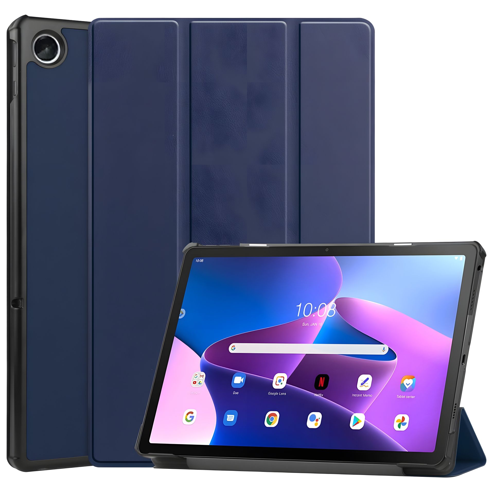Чохол 3fold Lenovo Tab M10 Plus 10.6 3gen TB125 TB128 DarkBlue Чохол 3fold Lenovo Tab M10 Plus 10.6 3gen TB125 TB128 DarkBlue