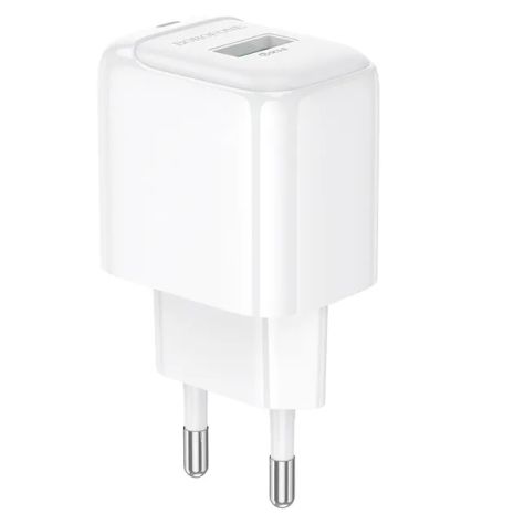 Мережевий зарядний пристрій Borofone BAS42A 1USB QC3.0 18W Білий