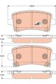 Комплект гальмівних колодок ROEWE (SAIC), CHEVROLET MALIBU, SAAB 9-5, TRW (GDB1784)