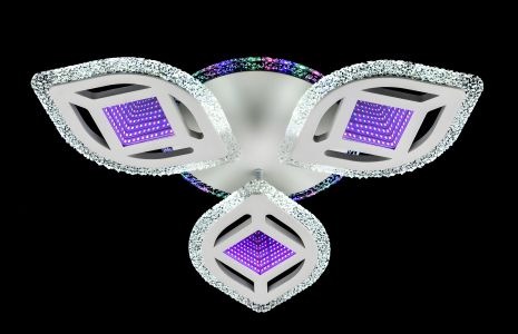 Акриловая светодиодная люстра VALESO V 3404-3C WH с пультом Акриловая светодиодная люстра VALESO V 3404-3C WH с пультом