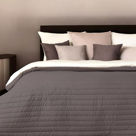 Двостороннє покривало Стиль Люкс IDEIA 220х240 см з антиалергенним волокном, шоколадно-бежеве (8-13499*003)