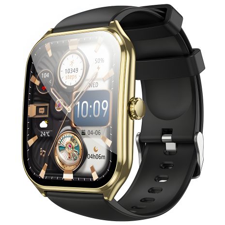 Смарт годинник Hoco Y28 Smart sports watch, BT5.2, IP67, 200mAh, 5d, Золотий Смарт годинник Hoco Y28 Smart sports watch, BT5.2, IP67, 200mAh, 5d, Золотий