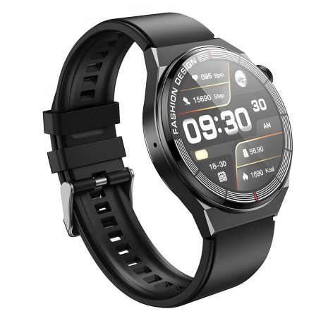 Borofone BD2 смарт годинник, BT5.0, IP68, 270mAh, 7d, Чорний