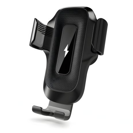 Автотримач X15 з бездротовою зарядкою 15W black Автотримач X15 з бездротовою зарядкою 15W black