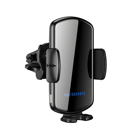 Автотримач GY-C5 з бездротовою зарядкою 15W black Автотримач GY-C5 з бездротовою зарядкою 15W black