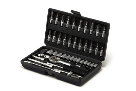 Инструментальный набор ¼" 46 шт от 4 до 14 мм MASTERTOOL 78-6046