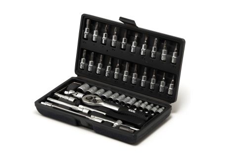 Инструментальный набор ¼" 46 шт от 4 до 14 мм MASTERTOOL 78-6046