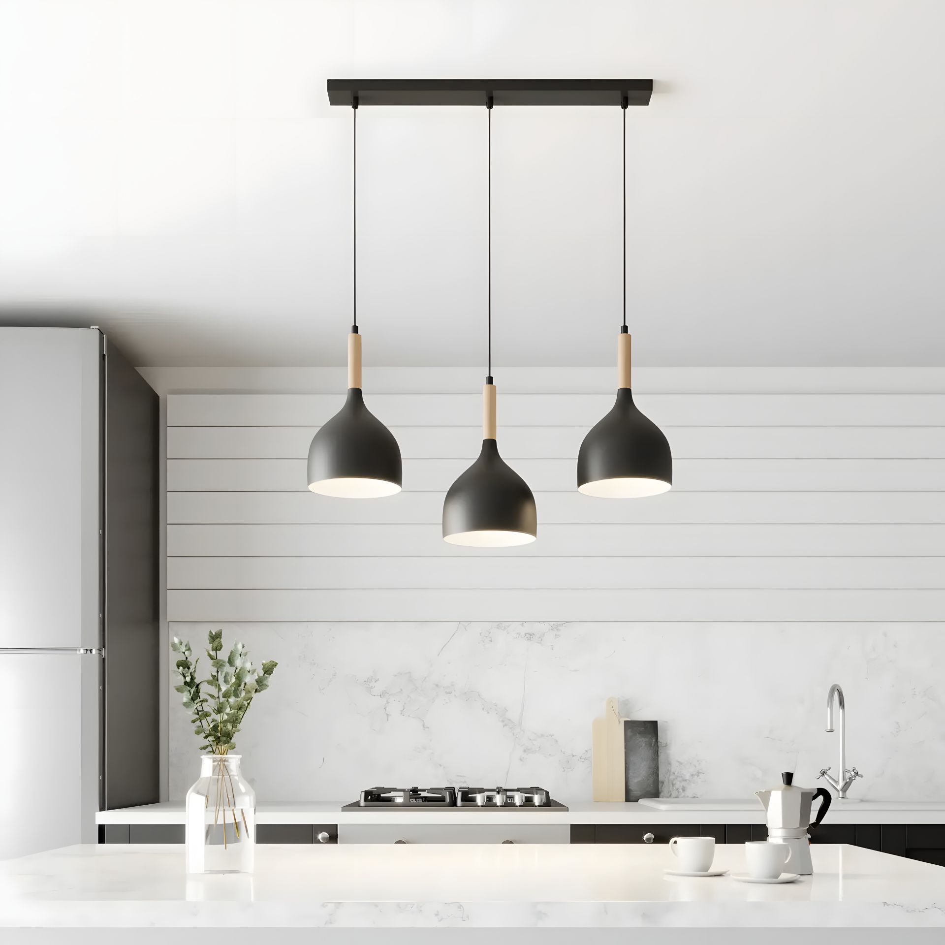 Підвісна люстра Sirius B N5656/3H BK Підвісна люстра Sirius B N5656/3H BK