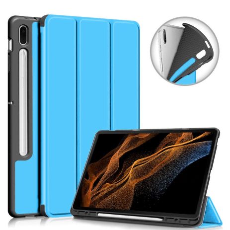 Чохол GumFold with holder Samsung Galaxy Tab S7 FE/S7 Plus/S8 Plus 12.4 SkyBlue