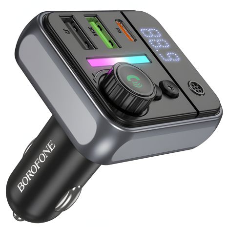 Модулятор Borofone BC50 PD20W+QC3.018W BT 5.4 Total 38W Чорний Модулятор Borofone BC50 PD20W+QC3.018W BT 5.4 Total 38W Чорний