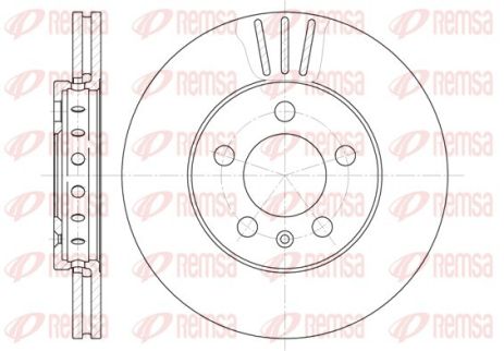 ΠΠΈΡΠΊ Π³Π°Π»ΡΠΌΡΠ²Π½ΠΈΠΉ VW GOLF IV, SEAT TOLEDO, REMSA (654510) ΠΠΈΡΠΊ Π³Π°Π»ΡΠΌΡΠ²Π½ΠΈΠΉ VW GOLF IV, SEAT TOLEDO, REMSA (654510)
