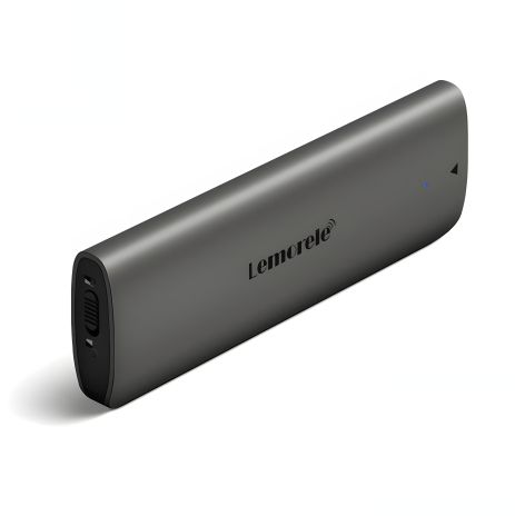 Серый Внешний SSD Карман для Lemorele SD1L M.2 NVME SSD Enclosure 10Gbps USB 3.1 Gen2 Type C Solid State Drive Case