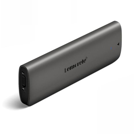 Зовнішній кишеню для SSD Lemorele SD1L M.2 NVME SSD корпус 10 Гбіт / с USB 3.1 Gen2 Type C Cally Case, сірий