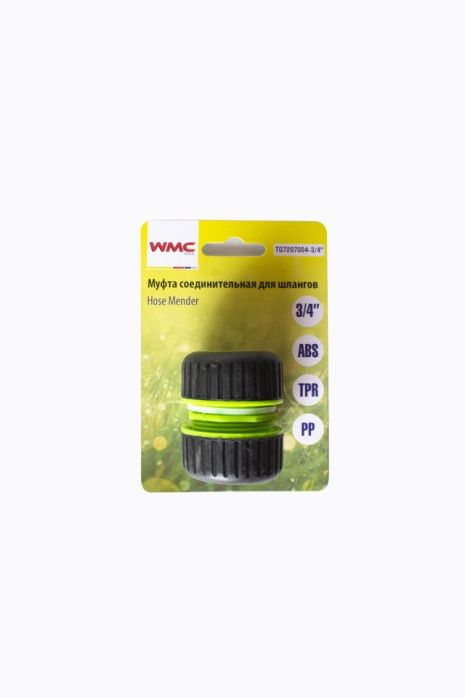 Муфта соединительная для шлангов 3/4",на блистере WMC TOOLS WT-TG7207004-3/4"