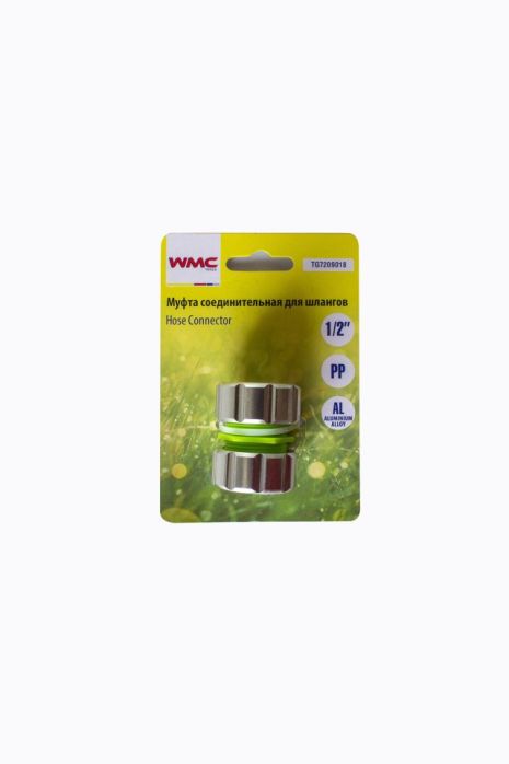 Муфта соединительная для шлангов 1/2",на блистере WMC TOOLS WT-TG7209018