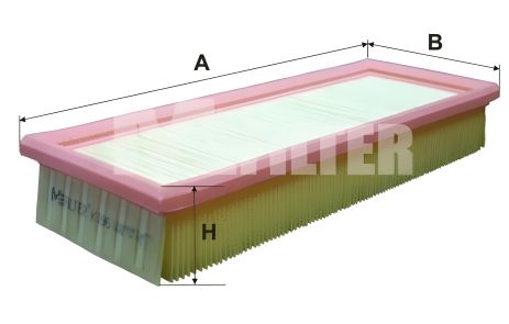 Воздушный фильтр для INNOCENTI ELBA и FIAT FIORINO, M-FILTER (K196)