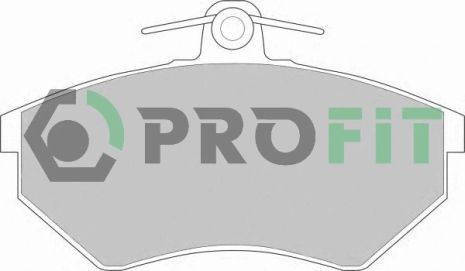 Комплект гальмівних колодок VW CADDY, SEAT INCA, AUDI QUATTRO, PROFIT (50000775)