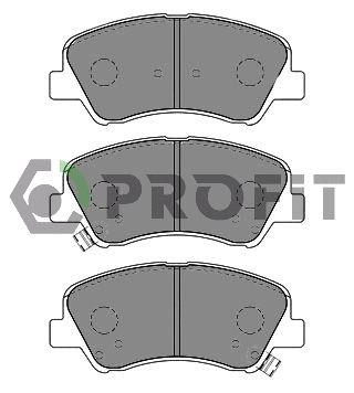 Комплект тормозных колодок KIA RIO, HYUNDAI ACCENT, HYUNDAI ELANTRA, PROFIT (50000625)