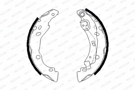 Комплект гальмівних колодок NISSAN NOTE, DACIA SANDERO, RENAULT SANDERO/STEPWAY, FERODO (FSB642) Комплект гальмівних колодок NISSAN NOTE, DACIA SANDERO, RENAULT SANDERO/STEPWAY, FERODO (FSB642)