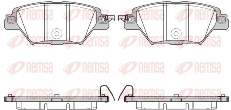 Комплект тормозных колодок MAZDA CX-9, REMSA (171204)