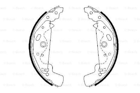 Комплект тормозных колодок LAND ROVER, BOSCH (0986487643)