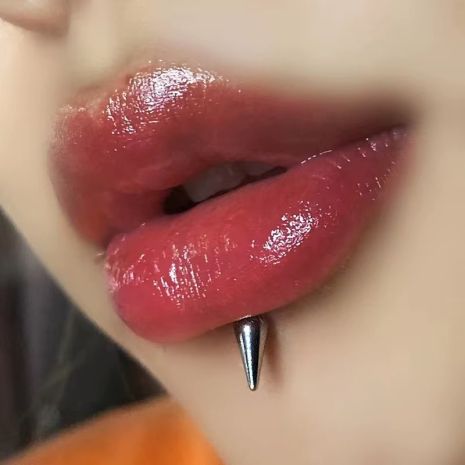 Серьги пирсинг в нос губу ухо шипы на прокол из стали конус для пирсинга языка
