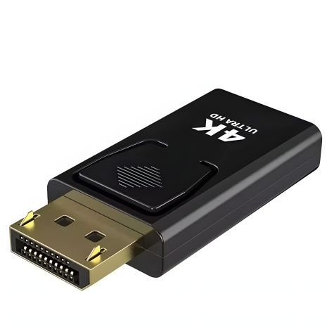 Адаптер DP M на HDMI F |4K 60Hz (2K 144Hz)| 50x22mm black Адаптер DP M на HDMI F |4K 60Hz (2K 144Hz)| 50x22mm black