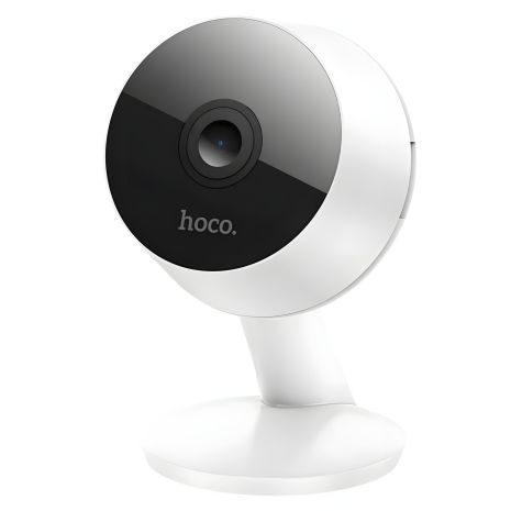 IP-камера відеоспостереження Hoco D3 indoor, 3мп, MicroSD 128GB, Wi-Fi, 2304 × 1296, H265, white IP-камера відеоспостереження Hoco D3 indoor, 3мп, MicroSD 128GB, Wi-Fi, 2304 × 1296, H265, white