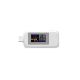 USB-тестер Type-C 10 in 1, кольоровий дисплей, WHITE