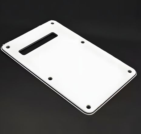 Бекплейт електрогітари для Fender Stratocaster ST Америки, білий Бекплейт електрогітари для Fender Stratocaster ST Америки, білий