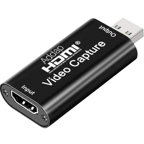 Внешняя видео карта видеозахвата HDMI - USB 2,0 для стримов и записи экрана, конвертер потокового видео Addap VCC-01