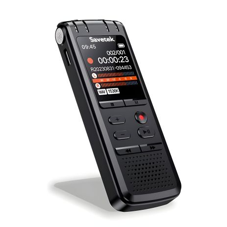 Цифровий професійний диктофон зі шумозаглушенням Savetek GS-R58, 8 Гб пам'яті