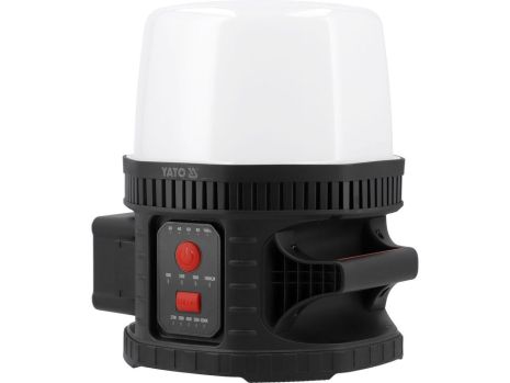 Лампа SMD-діода, портативна батарея 18 В, зона-360°, 3 режими-2500/5000/10000 LM Yato YT-829670