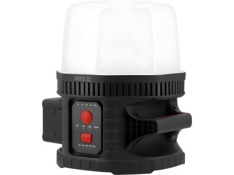 Портативна лампа SMD-діода з батареєю 18 В, зона-360°, 3 режими-2500/5000/10000 LM Yato YT-829670
