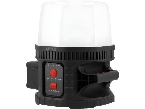 Портативна лампа SMD-діода з батареєю 18 В, зона-360°, 3 режими-2500/5000/10000 LM Yato YT-829670