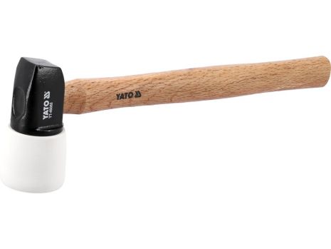 Молоток металорізовий Ø = 65 мм x 125 мм з дерев. ручкою, m=1,3 кг, l=400 мм [6/12] Yato YT-46060