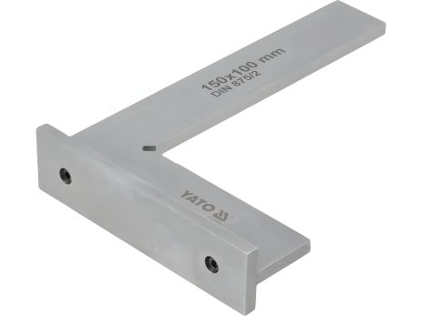 Слюсарний кутник 90°, 150 х 100 мм з широкою основою [50] Yato YT-70762