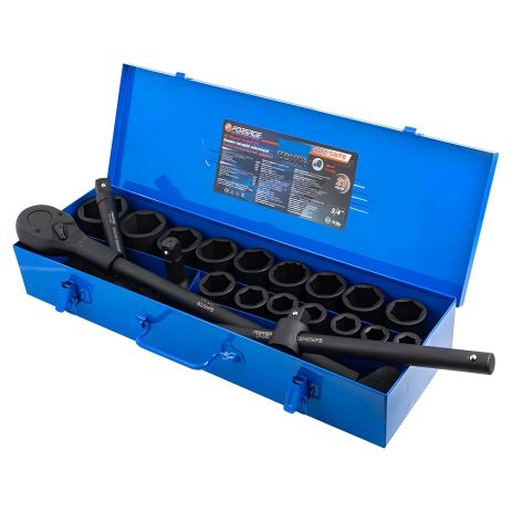 Комплект ударних інструментів 3/4", 6гр, 21пр(17-50мм), металевий кейс FORSAGE F-6212-5MPB Комплект ударних інструментів 3/4", 6гр, 21пр(17-50мм), металевий кейс FORSAGE F-6212-5MPB