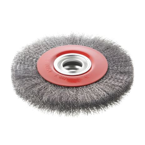 Кольцевая щетка 200×32 мм, витая проволока, 4500 об/мин INTERTOOL BT-6200