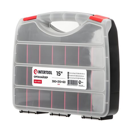 Органайзер 15", 380*310*60 мм INTERTOOL BX-4002 Органайзер 15", 380*310*60 мм INTERTOOL BX-4002